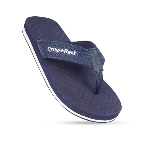 Image of Ortho + Rest mens M10018 navy Slipper