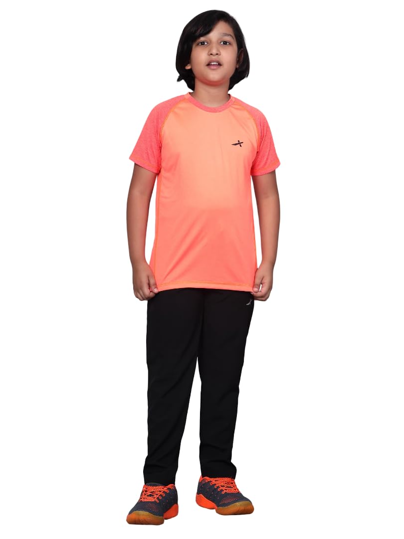 Vector X OKL-230 Kids Boys Solid Track Pants Bottom Elastic Drawstring Waist Athletic Trackpant with Pockets | Casual, Playwear & Loungewear