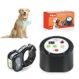 Plkm 2026 Newest Dog Wireless Fence Intelligent Pet Electric Containment System, Transmitter AI Smart Alarm Dog Out of Range Reminder, 360° Strong Signal Coverage, Display Receiver Battery Level