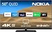 Produktbild Nokia 50 Zoll (126cm) QLED 4K UHD Fernseher Smart Android TV (WLAN, HDR, Triple Tuner DVB-C/S2/T2, Netflix, YouTube, Prime Video, Disney+) - QNR50GV215ISW - 2022
