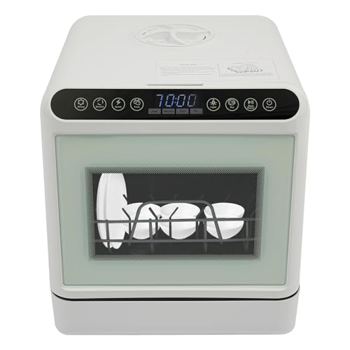 TCICOP Tischgeschirrspüler Mini Geschirrspüler Mit/Ohne...