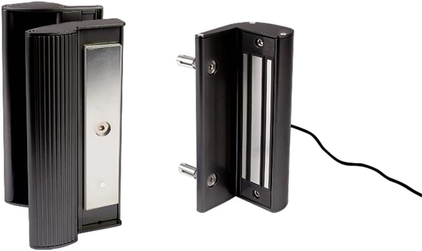 Mag 3000 Black (Electromagnetic Lock with Integrated Handle for Swing Gate)
