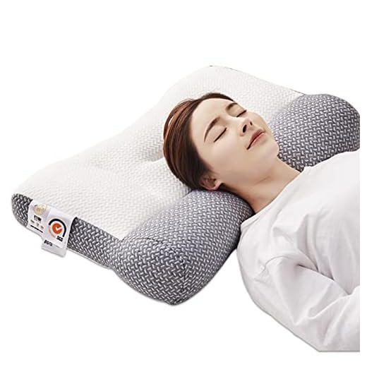Super Ergonomic Pillow, 2023 New Orthopedic Correction Repair Traction Contour Pillow Sleeping Pillow, Neck and Shoulder Pain Pillow for All Sleeping Positions (Grey, 23.6 * 15.7in)