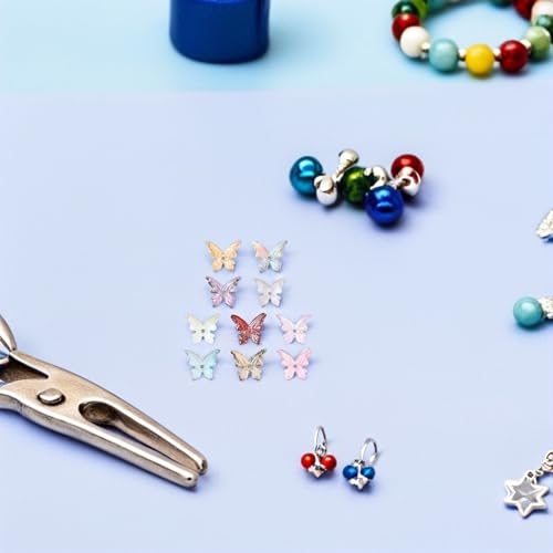 Cuentas de vidrio para collares surtido multicolor de 200 g para accesorios artesanales 6