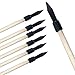 3Z Archery 12 Paquetes Seguridad Infantil Flecha Flecha de Madera Flecha Seguro...