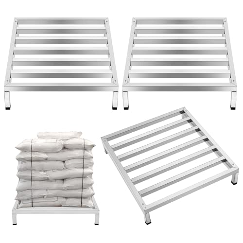 MorningRo 3 Pack Dunnage Rack 23.6" Long x 23.6" Wide,