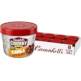 Campbell’s Chunky Chili With Beans, 15.25 oz Microwavable Bowl...