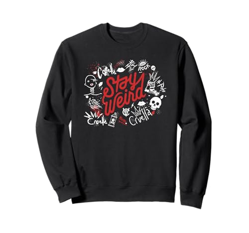 Sweatshirt Disney Cruella De Vil pour fan de mode streetwear et pop culture