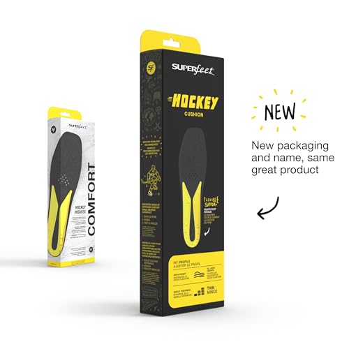 Superfeet Hockey Cushion Insoles - Foam Shoe Inserts for Skates - Professional Grade - Skate Size 11-12 view 4