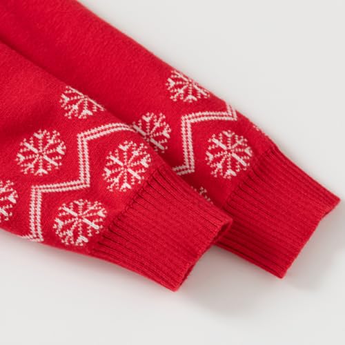 Image of Girl Ugly Christmas Sweater - Boy Double Layer Knitted Reindeer Holiday Xmas Pullover Sweater Kids 2-9 Years Old