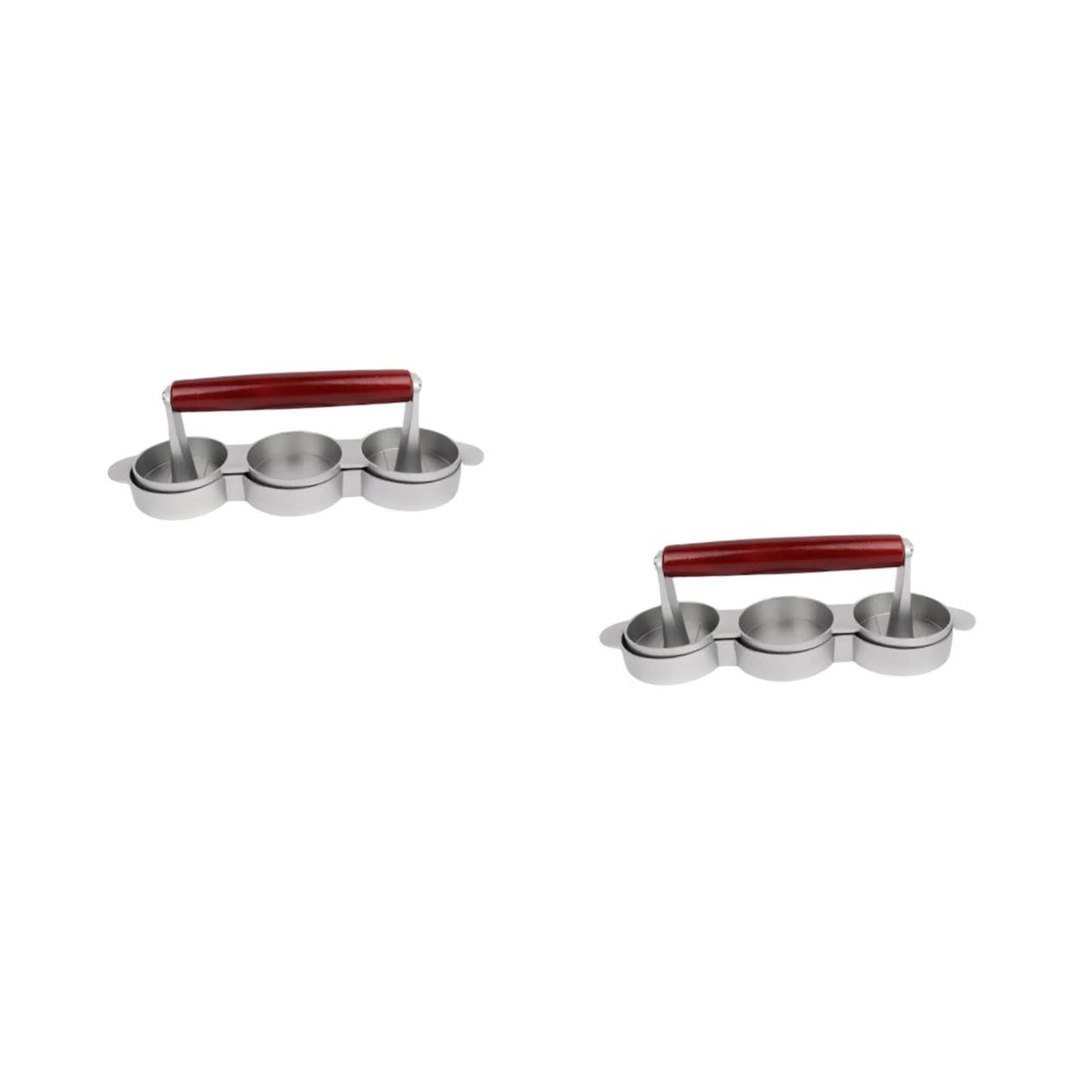Toyvian 2 Pezzi Stampo per Hamburger Alimentare Utensile per Pressare e Burger
