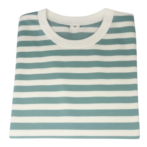 Children's Striped Cotton T-Shirt, Classic Design, Multiple Colors, Age 1-7