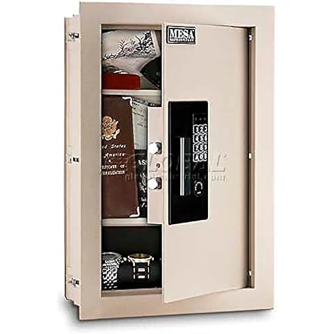 Mesa Safe Company Model MAWS2113E Electronic Wall Safe, Cream Cover