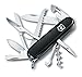 Price comparison product image Victorinox Huntsman Swiss Army Knife, Medium, Multi Tool, Camping Knife, 15 Functions, Large Blade, Bottle Opener, Black
