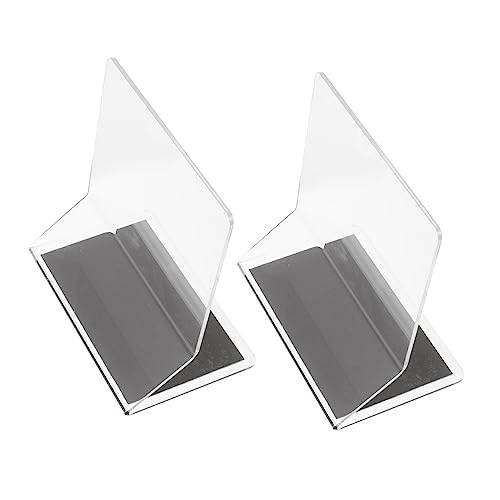 Happyyami 2pcs Plastic Shelf Organizers Dividers for Supermarkets Shopping Malls Food Stores More for Classification Easy Access