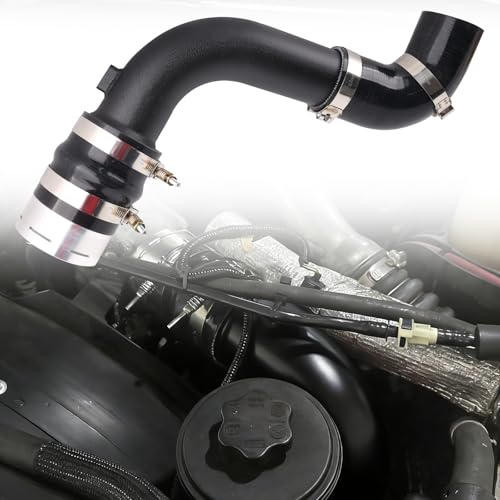 Power Stroke Cold Side Intercooler Charge Pipe Compatible with 2017-2024 Ford 6.7L Replaces# HC3Z6F073-A HC3Z6F073B PC3Z6F073B