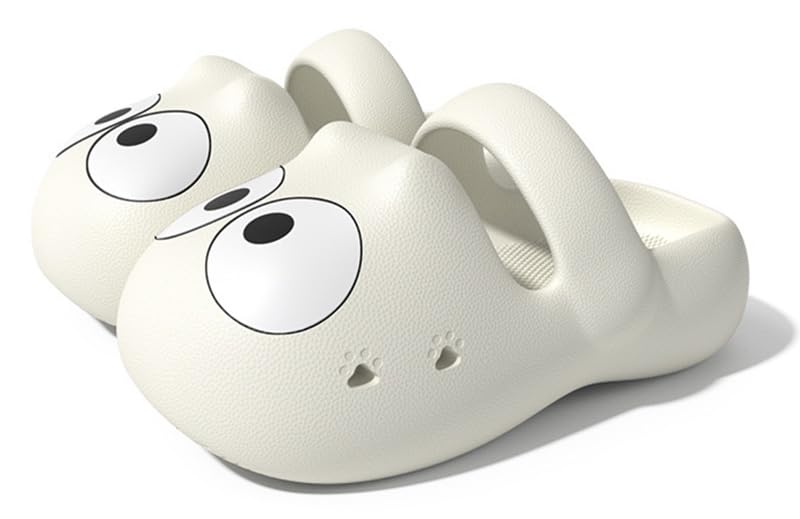 Platform Clogs for Women Cute Cartoon Cat Closed Toe House Slippers Non Slip EVA Outdoor Beach Slide Sandals Garden Shoes