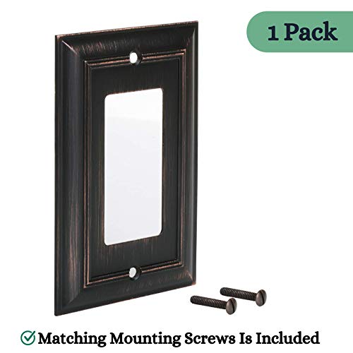 Bates- Bronze Wall Plates Decorator, Wall Plates, Wall Plate Cover, Decorator Wall Plate, Outlet Covers Decorative, Wall Outlet Cover, Electrical Outlet Cover Plates, Wall Plates For Outlets #TOP1