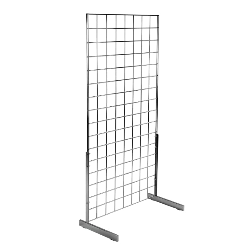 NEW MESH AND L-LEGS GRIDWALL MESH L-SHAPED SUPPORT LEG RETAIL GRID DISPLAY PANEL (MESH 8FT X 2FT + L-LEG)