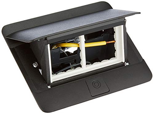 Boitier de sol Legrand 654002 metal noir finition premium 4 mod