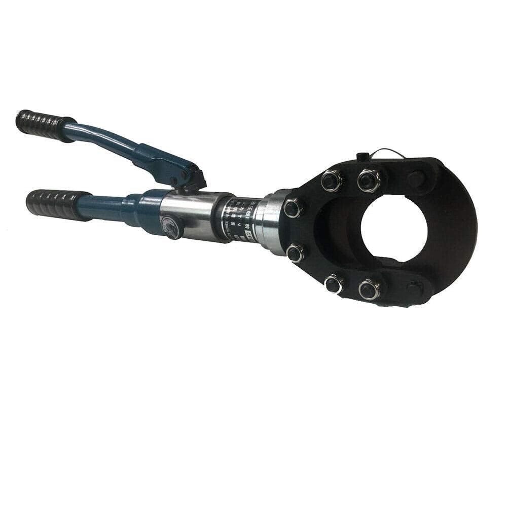 Cizalla De Cable Hidráulico Tijeras De Corte Hidráulico Cortador De Cable De Cobre 70kN Diámetro Máximo 50mm - Negro