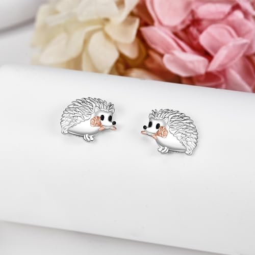URONE 925 Sterling Silver Cute Animal Earrings Animal Jewelry Gifts for Women3