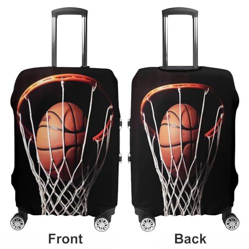 Travel Wheeled Suitcase Sleeve Dustproof Anti-scratch Basketball Luggage Case Protective Cover For 19-32 Inch Luggage3