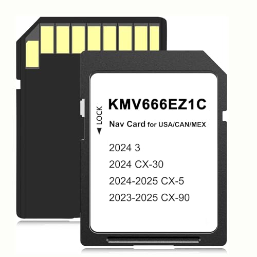Carte SD GPS KMV666EZ1C navigation fluide et précise sur Mazda CX5 et CX30