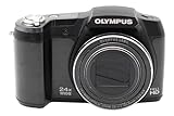 Olympus V102102BE000 SZ-16 Digitalkamera (16 Megapixel, 24-Fach Super Zoom, 7,6 cm (3 Zoll) LCD-Display, iHS, Full HD, OM-D Prozessor) schwarz
