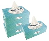 BH | 400 Pulls of 3 Ply Facial Tissues | Ultra Soft and Silky for Everyday Use, Strong | Multipack Box, 100 Pulls, Pack of 4 (400 Sheets) - by Best House