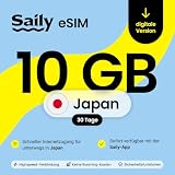 Saily, eSIM Datenpaket für Japan, 10GB/30 Tage, Sicherheitsfunktionen, Digitaler Code │ Japan