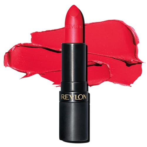 Image of REVLON Super Lustrous Luscious Matte Lipstick, 80% Conditioning Ingredients, intance color, Waterproof, Long-Lasting, 100% Vegan Lipstick, Fire & Ice (024), 4.25 gm