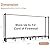 HENAYUK Firewood Rack Outdoor, 8FT Firewood Log Rack with Extra Bumper Wood Racks Outdoor for Firewood, Heavy Duty Metal Log Rack Stacker Holder for Patio Outdoor