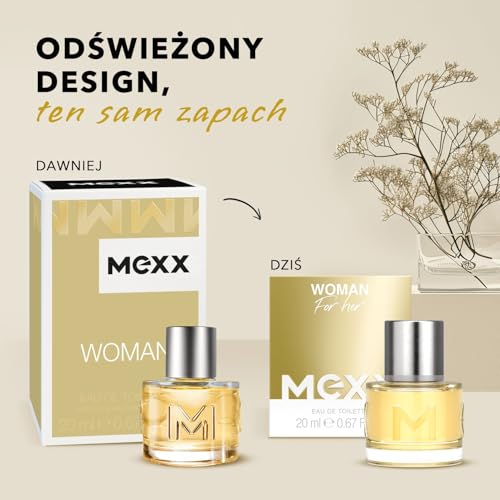 Mexx Woman Kwiatowo-Owocowa, Damska Woda Toaletowa, z Nutami Bergamotki i Jaśminu, 60 ml