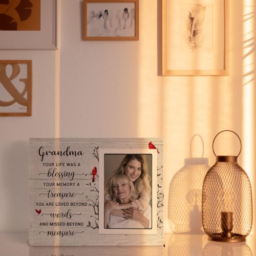 SteadStyle Grandma Memorial Gifts, 4x6 Photo Memorial Picture Frame by SteadStyle - Used condition - Image 5