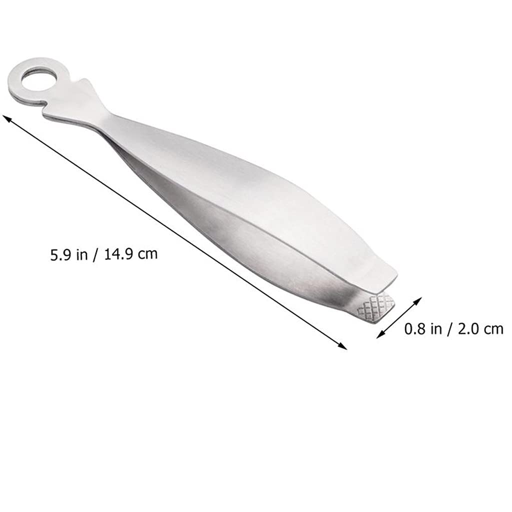 Pinzas para Huesos de Pescado de Acero Inoxidable, Pinzas Planas, alicates, removedor de Pelo de Pollo, Stubbs de Cocina, Pinza para desplumar Huesos de Piel, Herramienta para mariscos