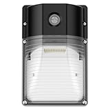 30W LED Wall Pack Light with Dusk to Dawn Sensor, 3600LM, 5000K Daylight, 120Vac Led Porch Lights, IP65 Waterproof Outdoor Security Lighting for Garage Warehouse Garden, ETL Certified, 1 Pack