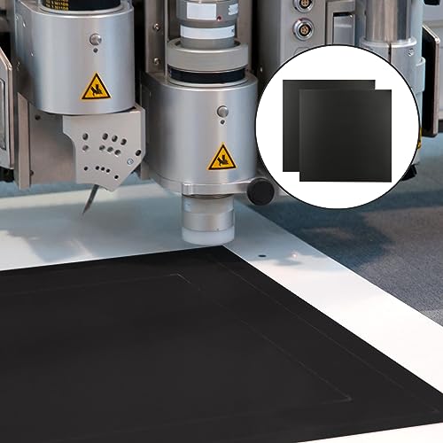 ZOFUN 2 Stück Aluminium-Metall Aluminiumplatten schwarz, 300 x 300 MM Alublech 1mm Aluminiumblech Alublech 1mm aus 5052-Aluminium, Aluverbundplatte Schwarz for die industrielle Heimwerker