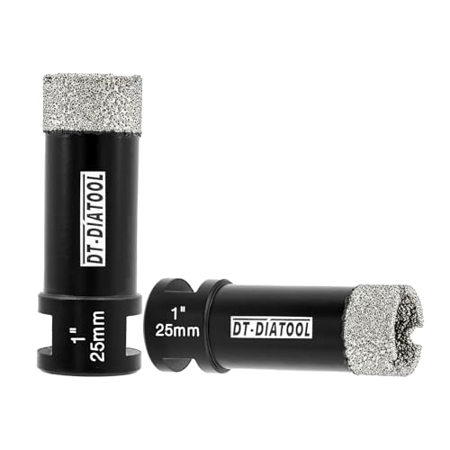 DT-DIATOOL 1 Inch Core Drill Bit 2-Pack
