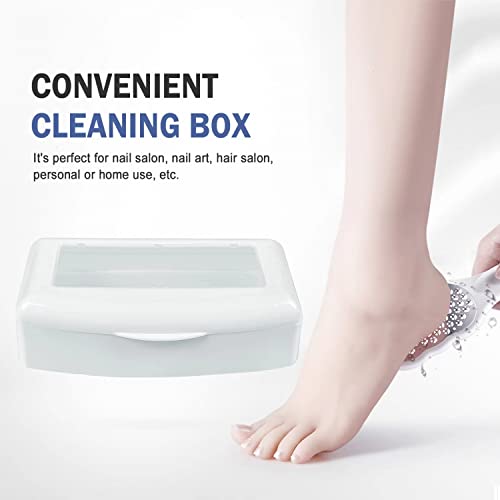 Yoleshy Professional Plastic Sterilizing Tray,Clean Sterilizer Box Storage Organizer For Nail,Tweezers,Hair Salon,Spa & Cutter Manicure Equipment-Nail Art Tool #TOP2