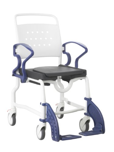 REBOTEC Dusch-/Toilettenstuhl Berlin - mit Eimer - bis 130 kg belastbar - 1 Stück