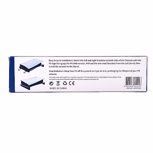 Wigearss Suporte horizontal PS5, suporte de base para disco PS5 e edição de console digital (NÃO par