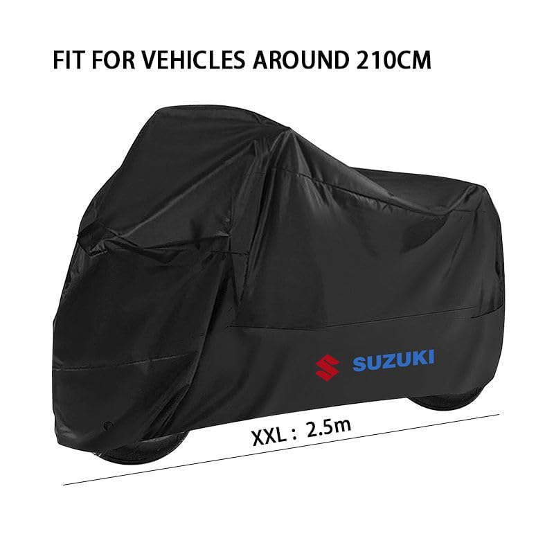 Housse de Moto, pour Suzuki GSF Bandit 250 400 600 650 750 1200 1250 Protection Pluie poussière UV Contre Poussière Neige Vent Bâche Housses Anti,XXL