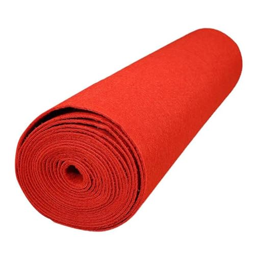 STARTIST Red Carpet 1.2 Meter Wide Non Slip Portable Sturdy Wedding Rug Red Aisle Runner for Party Baby Shower Birthday Outdoor Decor, 1.2mx5m