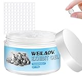 WEILAOK Museum Wax, Removable Clear Museum Paste Putty Wax, Wiederverwendbar und Rückstandsfrei, Museum Putty Feste Sammlungsgegenstände zur Vermeidung von Herunterfallen, 100g