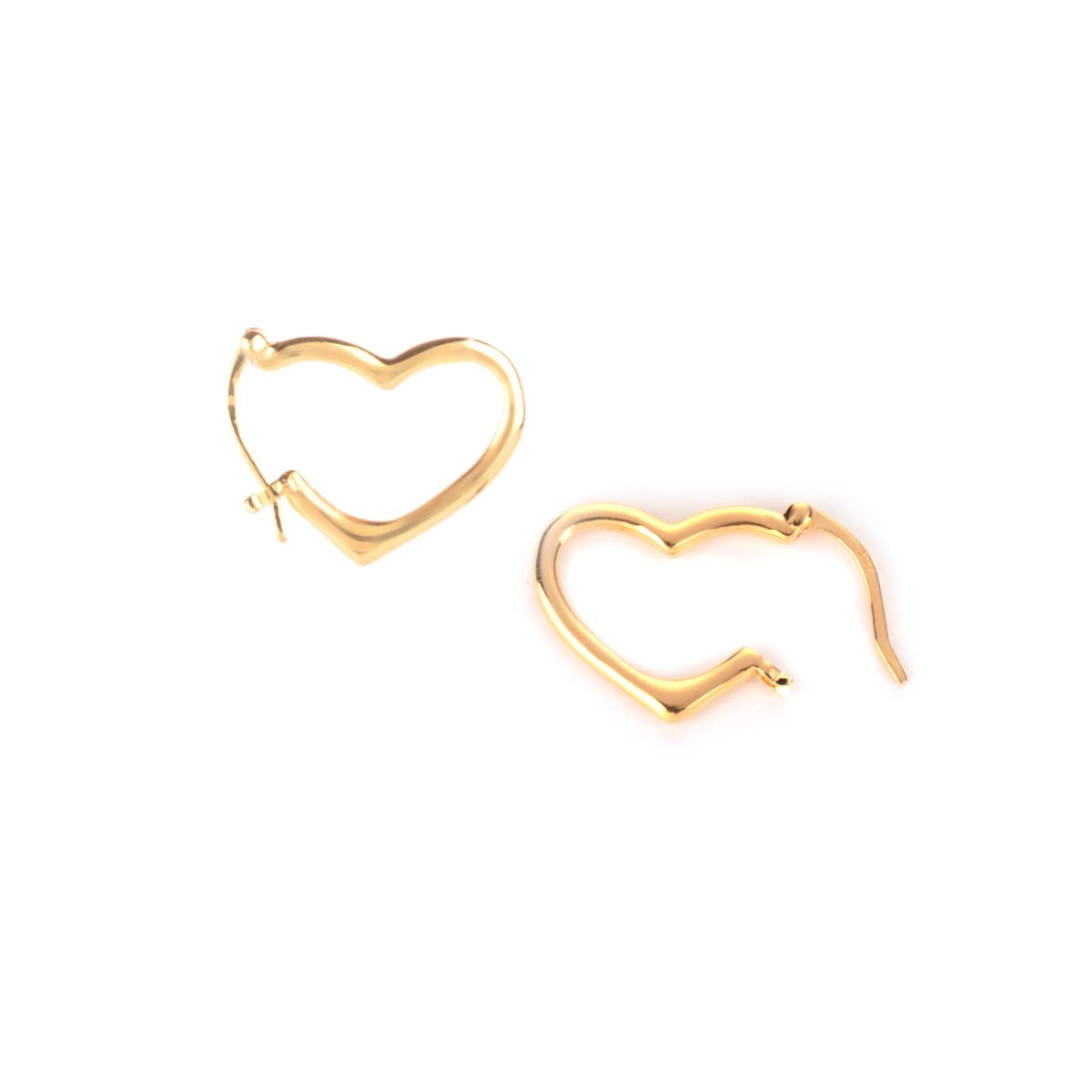 Shaya By Caratlane Head Over Heels Hoop Earrings In Gold Plated 925 Silver For Women