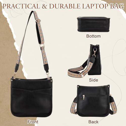 Image of VX VONXURY Crossbody Bags for Women,Trendy Vegan Leather Shoulder Handbags,Fashion Hobo Purses with 2 Wide Straps