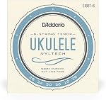 D'Addario EJ88T-6 Nyltech Ukulele Strings, 6-String Tenor