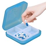 Sigillo: Mantieni i tuoi farmaci al sicuro con la nostra funzione di tenuta. Questo piccolo organizer per pillole sigilla saldamente per evitare fuoriuscite e perdite, anche quando urtato o scosso. Goditi la tranquillità che viene fornita con una buona tenuta per pillole rinfrescanti e secche.