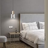 ★ Material: Das Hauptmaterial der Hängelampe ist Glas, transparente Kristallglas Blumenlampenschirm, markieren Sie den nordischen modernen Stil, perfekt zu Ihrem Innenraum schmücken.